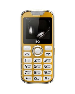 Сотовый телефон 2005 Disco золотистый Bq