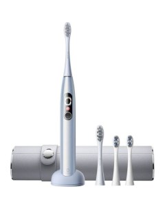 Электрическая зубная щетка X Pro Digital Set Y2076 насадки для щётки 4шт цвет серебристый Oclean