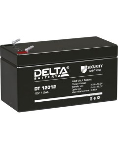 Аккумуляторная батарея для ИБП DT 12012 12В 1 2Ач Дельта