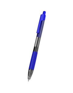 Ручка шариков Arrow EQ01930 авт корп прозрачный синий d 0 7мм чернила син резин манжета 12 шт кор Deli