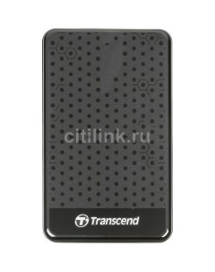 Внешний диск HDD StoreJet 25A3 TS1TSJ25A3K 1ТБ черный Transcend