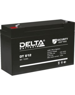 Аккумуляторная батарея для ИБП DT 612 6В 12Ач Дельта