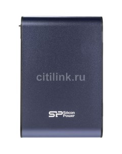 Внешний диск HDD Armor A80 2ТБ синий Silicon power