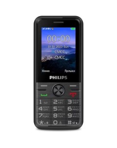 Сотовый телефон Xenium Е6500 4G черный Philips
