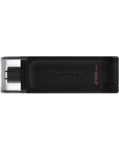 Флешка USB Type C DataTraveler 70 DT70 256GB 256ГБ USB3 2 черный Kingston