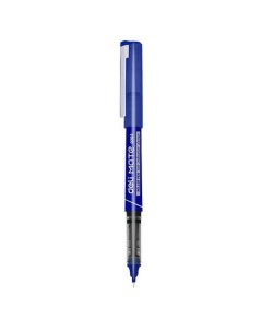 Ручка роллер Mate EQ20230 d 0 5мм чернила син сменный стержень стреловидный пиш наконечник 12 шт кор Deli
