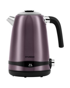 Чайник электрический HYK S4800 2200Вт фиолетовый и черный Hyundai