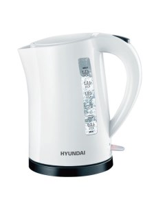 Чайник электрический HYK P1409 2200Вт белый и черный Hyundai