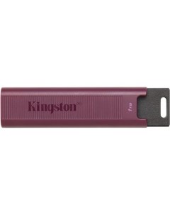 Флешка USB DataTraveler Max 1ТБ USB3 2 черный и бордовый Kingston