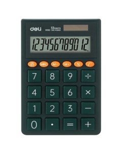 Калькулятор EM130GREEN 12 разрядный зеленый Deli