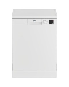 Посудомоечная машина DVN053W01W полноразмерная напольная 59 8см загрузка 13 комплектов белая Beko