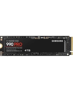 SSD накопитель 990 Pro MZ V9P4T0СW 4ТБ M 2 2280 PCIe 4 0 x4 NVMe M 2 Samsung