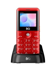 Сотовый телефон Comfort 2006 красный черный Bq