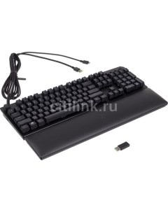 Клавиатура Huntsman V2 Analog USB c подставкой для запястий черный Razer