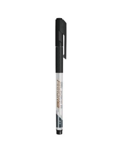 Ручка шариков Arrow EQ10 BK корп серый мет черный d 0 7мм чернила черн резин манжета 12 шт кор Deli