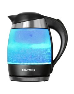 Чайник электрический SKG2218 2200Вт голубой и черный Starwind