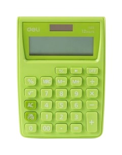 Калькулятор E1122 GRN 12 разрядный зеленый Deli