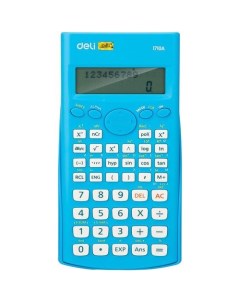 Калькулятор E1710A BLU 10 2 разрядный синий Deli