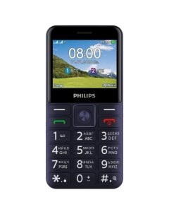 Сотовый телефон Xenium E207 синий Philips