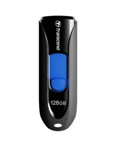 Флешка USB Jetflash 790 128ГБ USB3 0 черный и синий Transcend