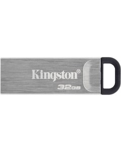 Флешка USB DataTraveler Kyson 32ГБ USB3 1 серебристый и черный Kingston