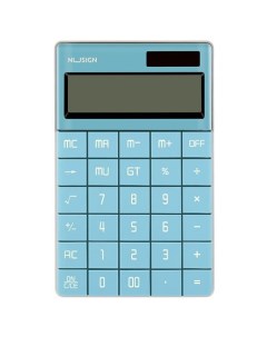 Калькулятор Nusign ENS041blue 12 разрядный синий Deli