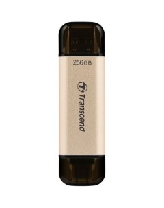 Флешка USB Jetflash 930С 256ГБ USB3 0 золотистый и черный Transcend
