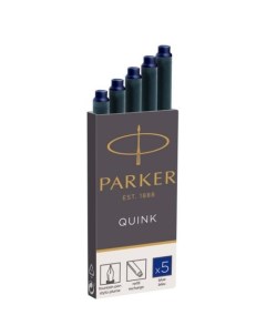 Картридж Quink Z11 CW1950384 синие чернила для ручек перьевых 5шт Parker