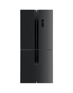 Холодильник трехкамерный MFF181NFSB No Frost инверторный черный Maunfeld