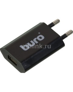 Сетевое зарядное устройство TJ 164b USB 5Вт 1A черный Buro