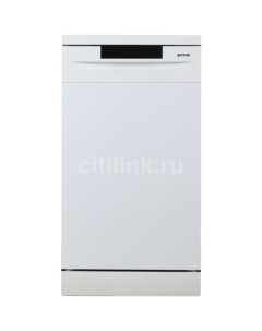 Посудомоечная машина GS520E15W узкая напольная 44 8см загрузка 9 комплектов белая Gorenje
