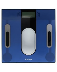Напольные весы SSP6050 до 180кг цвет синий Starwind