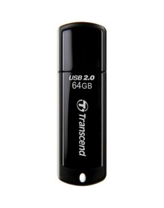 Флешка USB Jetflash 350 64ГБ USB2 0 черный Transcend