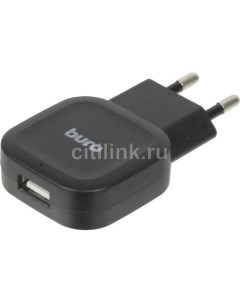 Сетевое зарядное устройство TJ 277B USB 12Вт 2 4A черный Buro