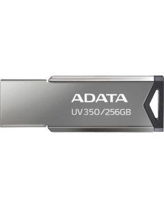 Флешка USB UV350 256ГБ USB3 0 серебристый Adata