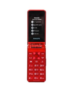 Сотовый телефон Xenium E2601 красный Philips