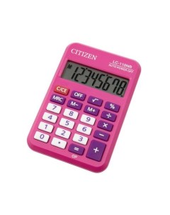 Калькулятор Cool4School LC110NRPK 8 разрядный розовый Citizen