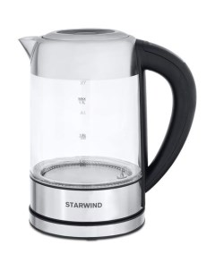 Чайник электрический SKG5213 2200Вт черный и серебристый Starwind