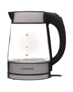 Чайник электрический SKG3311 2200Вт черный и серебристый Starwind