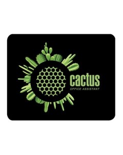 Коврик для мыши Logo S ткань 250х200х3мм Cactus