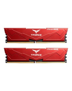 Комплект памяти DDR5 DIMM 32Gb 2x16Gb 6000MHz CL38 1 25 В T Force Vulcan Red TG_FLRD532G6000HC38ADC0 Team group