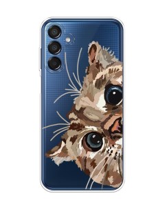 Чехол на Samsung Galaxy M15 5G Любопытный кот Case place