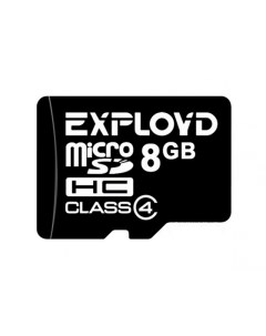 Карта памяти Micro SDHC Гб MicroSDHC 8GB Class 4 EX008GCSDHC4 W A AD Exployd
