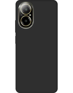 Силиконовый чехол на Realme C67 Soft Touch черный Gosso cases