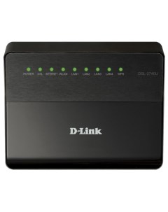 Wi Fi роутер DSL 2740U Black D-link