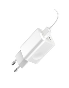 Сетевое зарядное устройство Charging Quick 1x USB Type A 3 А белый CCALLBX02 Baseus