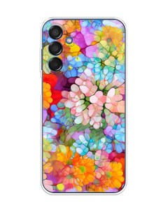Чехол на Samsung Galaxy M15 5G Цветы витраж Case place
