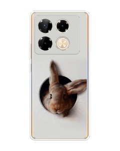 Чехол на Infinix Note 40 Pro Любопытный кролик Case place