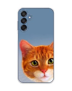 Чехол на Samsung Galaxy M15 5G Любопытный котик Case place