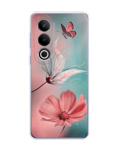 Чехол на OnePlus Ace 3V Бабочка и цветок Homey